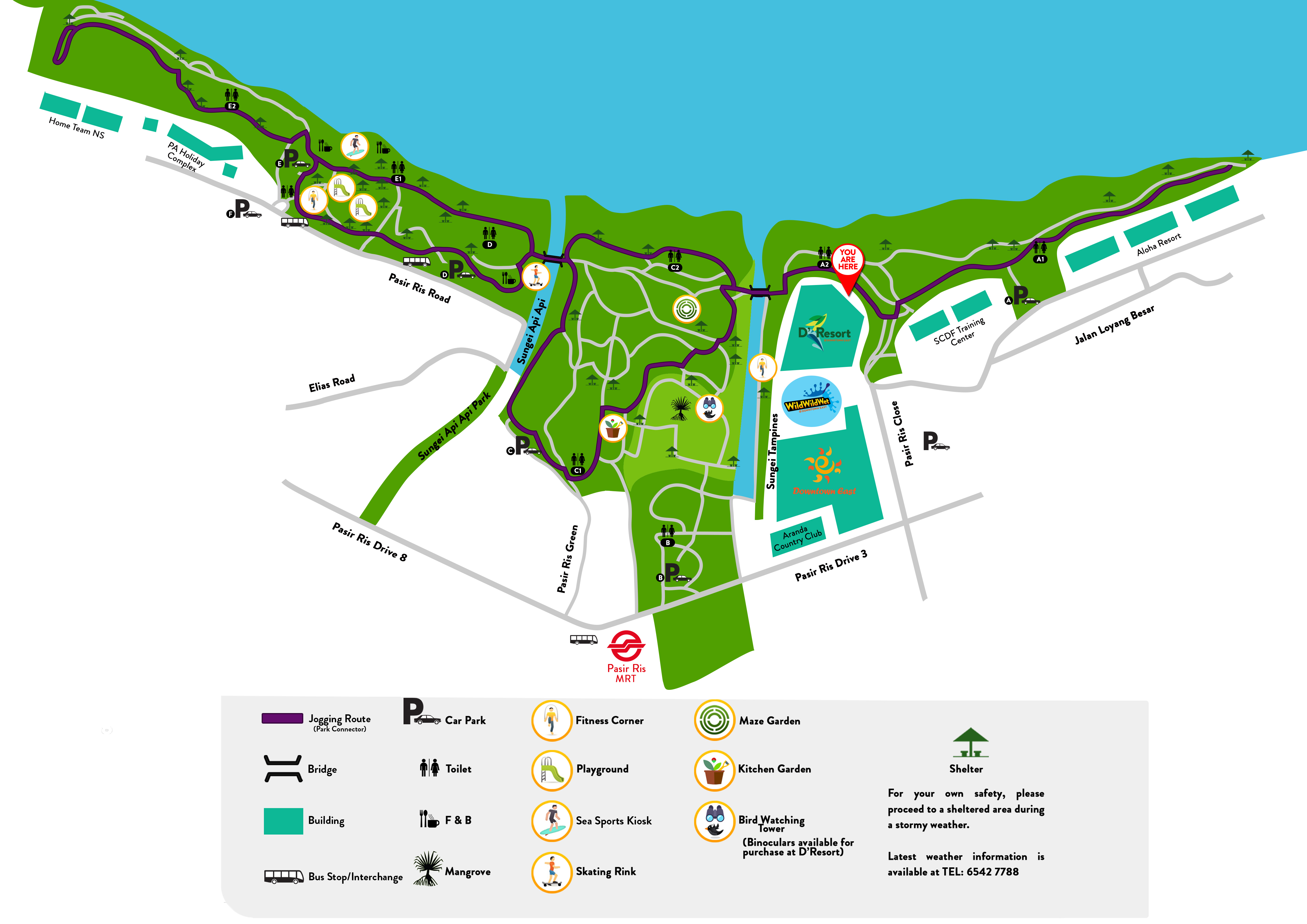 Pasir Ris Park map 2.9.16