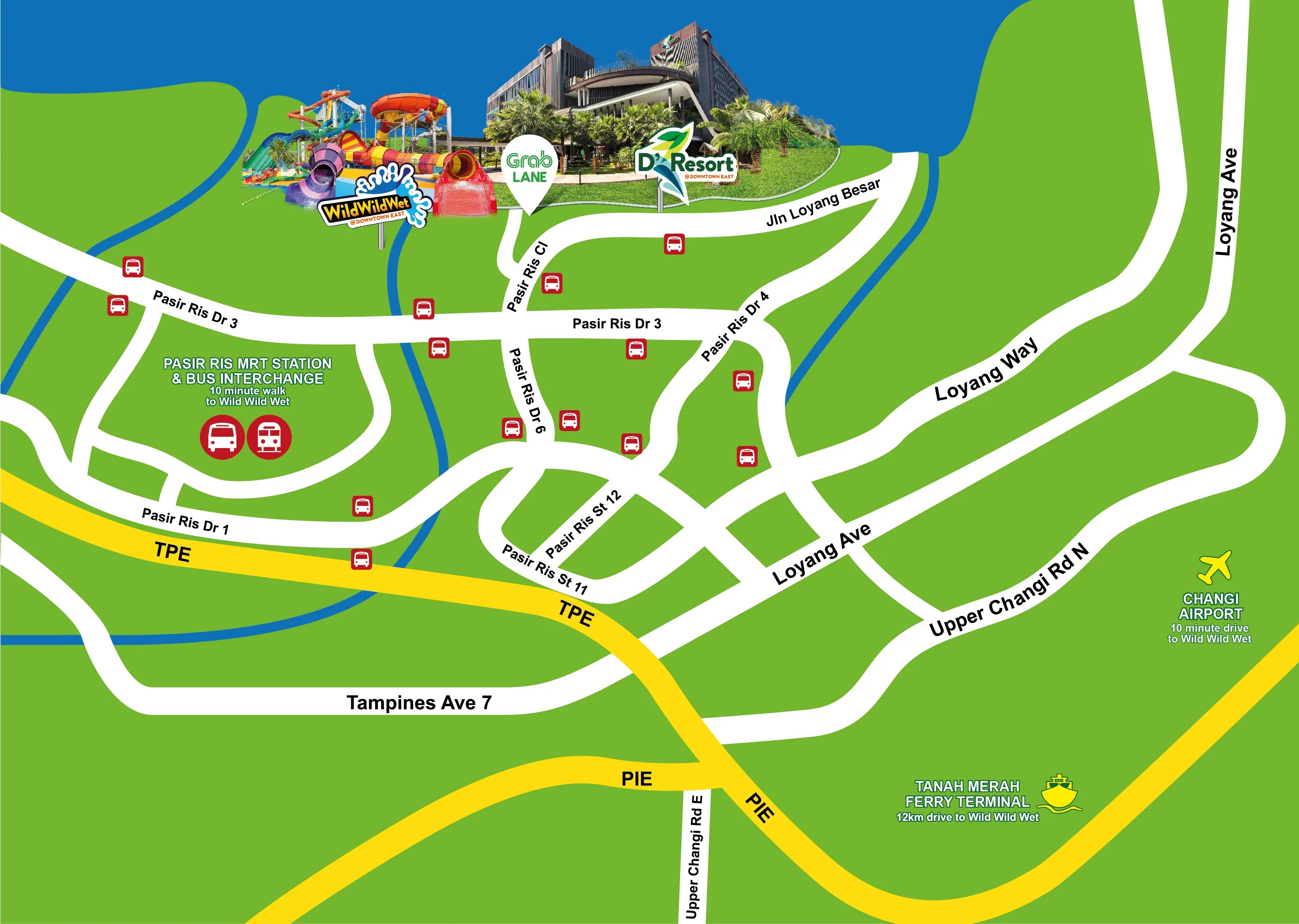 D'Resort Singapore's map